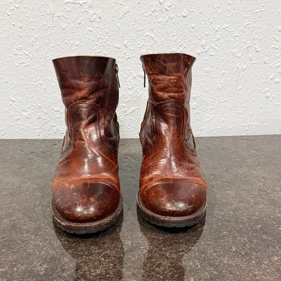 Freebird by Steven Distressed Brown Ankle Flint Boots